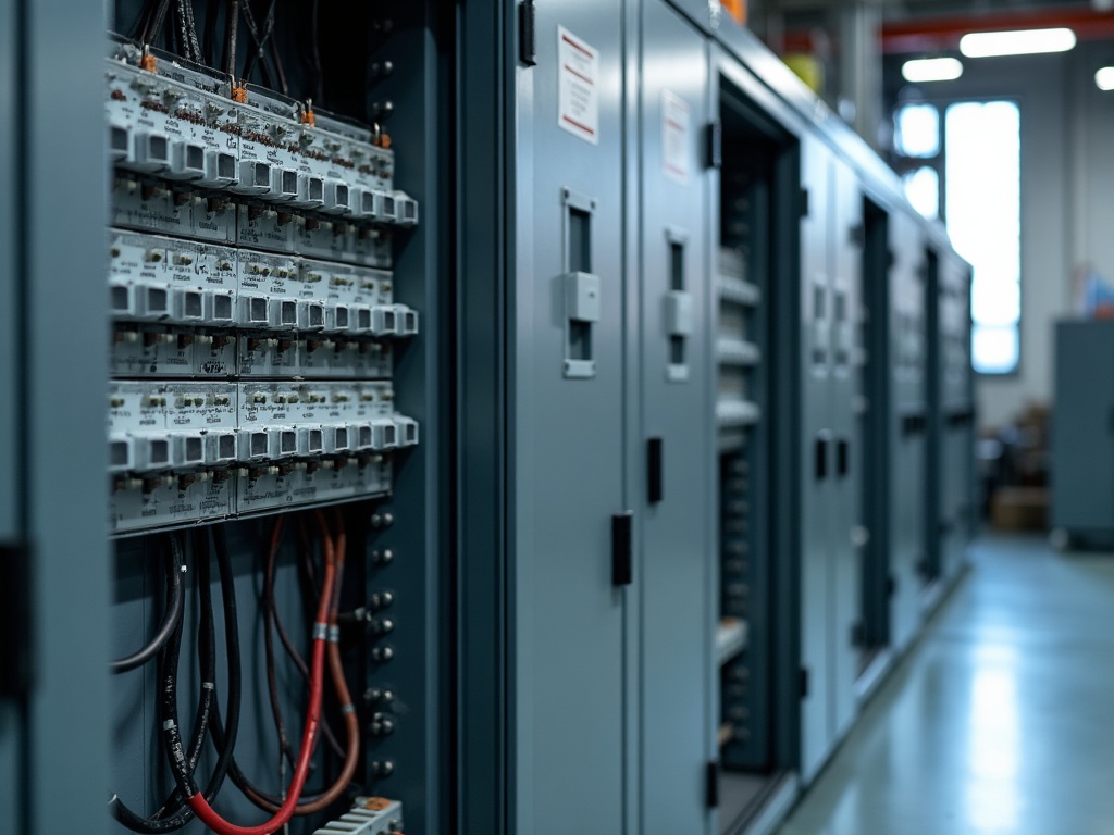 Quadro de distribuição elétrica industrial